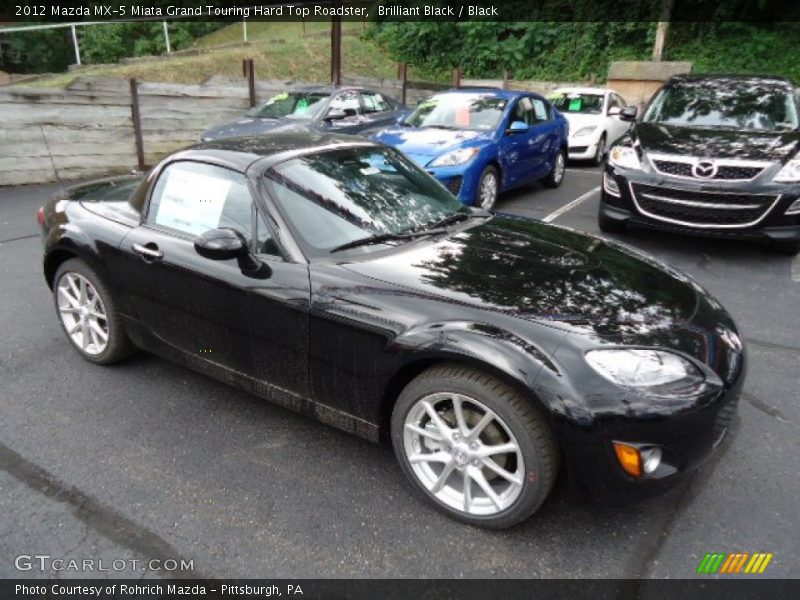 Front 3/4 View of 2012 MX-5 Miata Grand Touring Hard Top Roadster