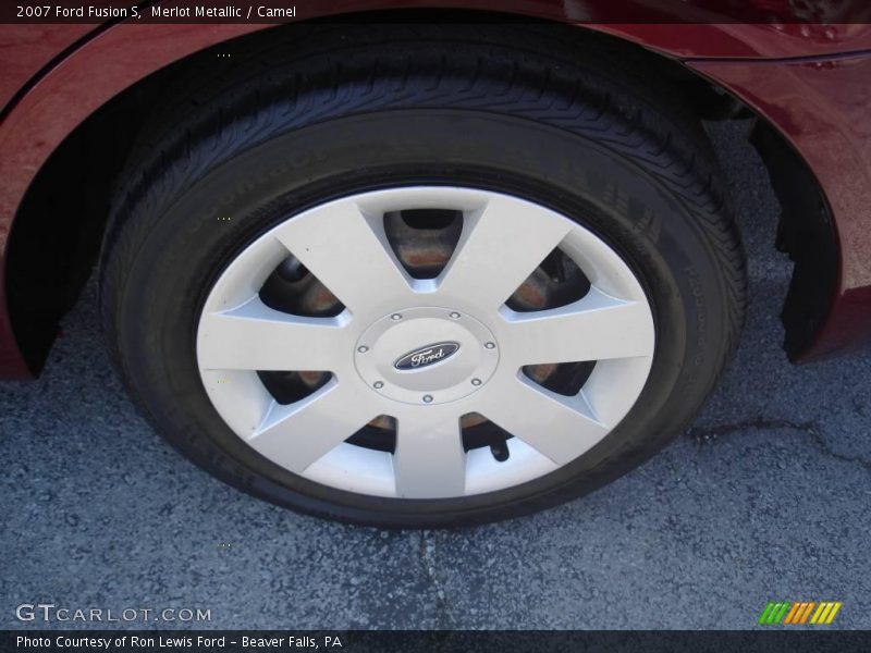Merlot Metallic / Camel 2007 Ford Fusion S