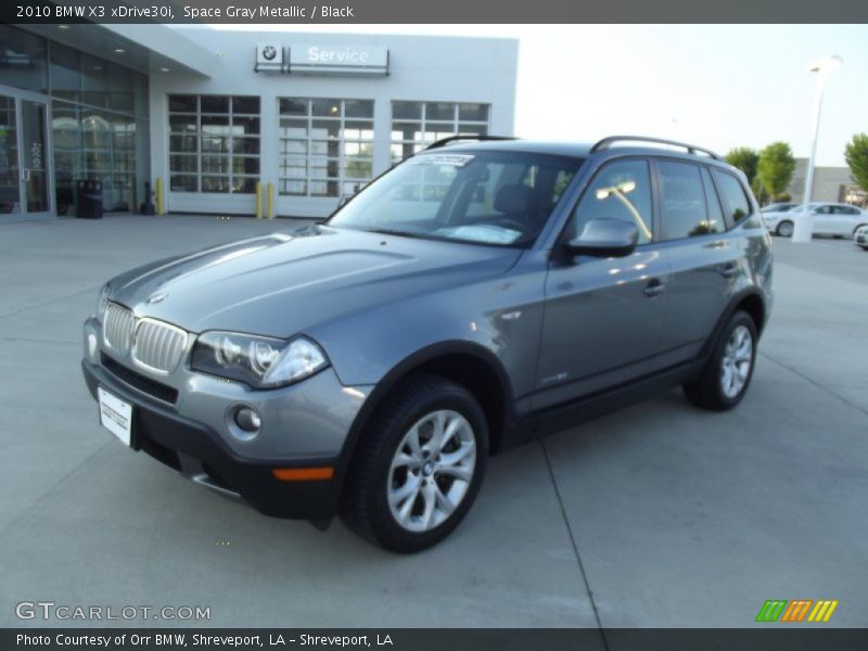 Space Gray Metallic / Black 2010 BMW X3 xDrive30i