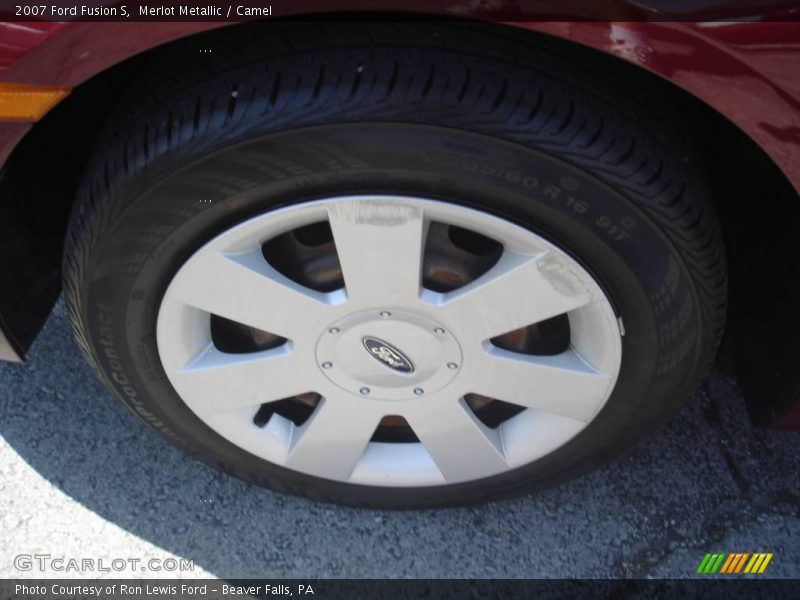 Merlot Metallic / Camel 2007 Ford Fusion S