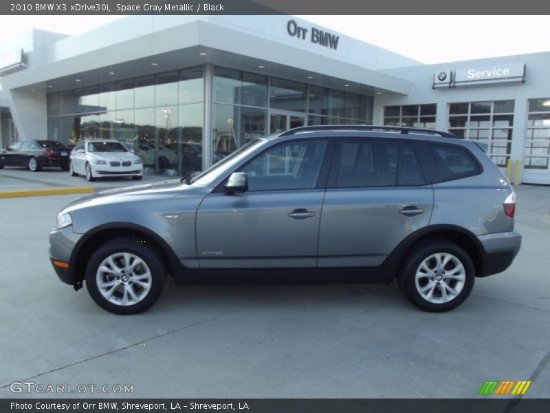 Space Gray Metallic / Black 2010 BMW X3 xDrive30i