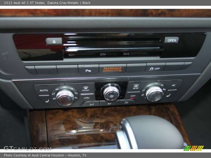 Dakota Gray Metallic / Black 2013 Audi A6 2.0T Sedan