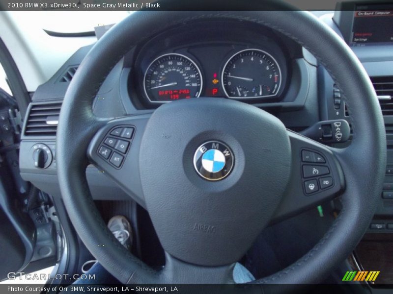 Space Gray Metallic / Black 2010 BMW X3 xDrive30i