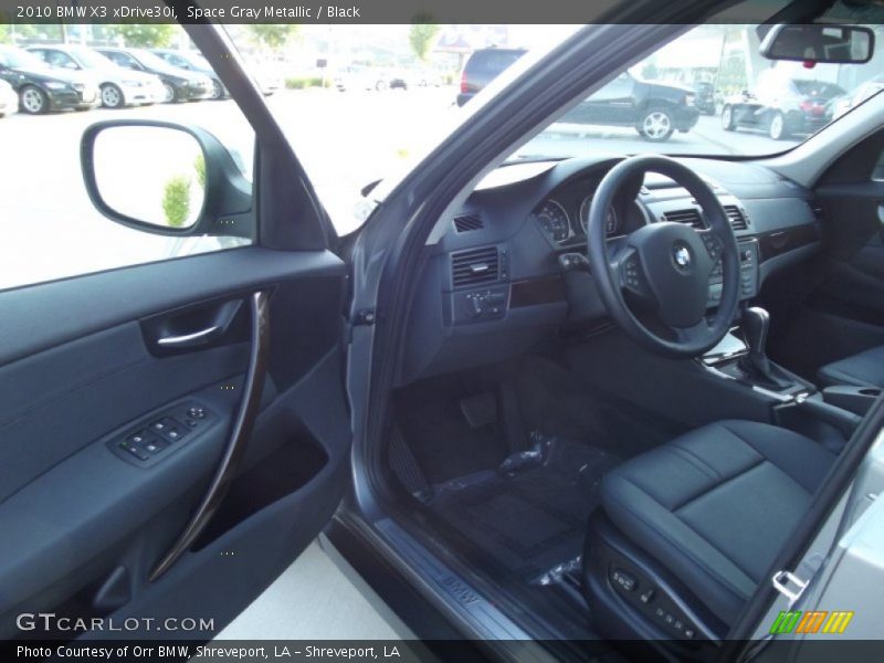 Space Gray Metallic / Black 2010 BMW X3 xDrive30i