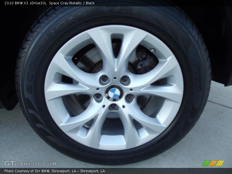 Space Gray Metallic / Black 2010 BMW X3 xDrive30i