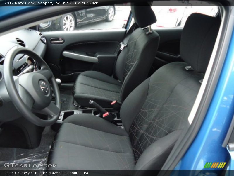 Front Seat of 2012 MAZDA2 Sport