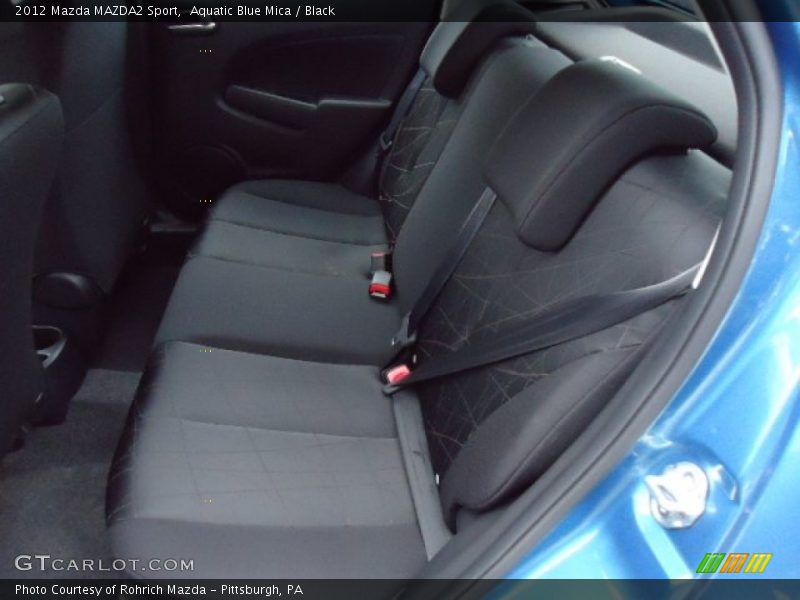 Rear Seat of 2012 MAZDA2 Sport