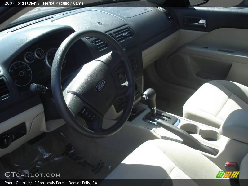 Merlot Metallic / Camel 2007 Ford Fusion S