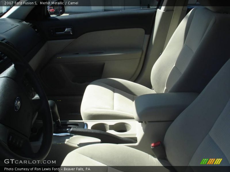 Merlot Metallic / Camel 2007 Ford Fusion S