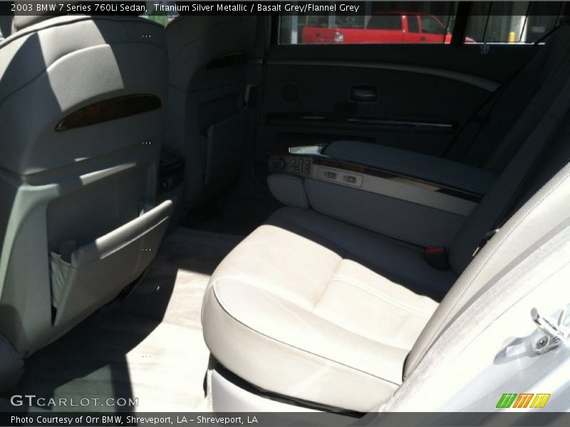 Titanium Silver Metallic / Basalt Grey/Flannel Grey 2003 BMW 7 Series 760Li Sedan