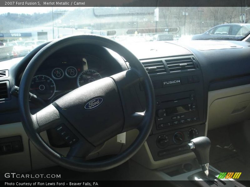 Merlot Metallic / Camel 2007 Ford Fusion S