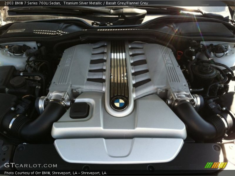  2003 7 Series 760Li Sedan Engine - 6.0 Liter DOHC 48-Valve V12