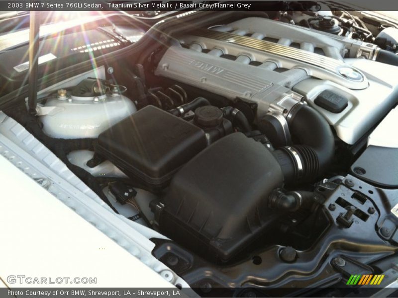  2003 7 Series 760Li Sedan Engine - 6.0 Liter DOHC 48-Valve V12