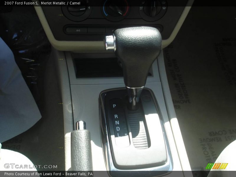 Merlot Metallic / Camel 2007 Ford Fusion S