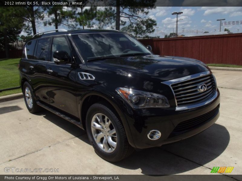 Black Obsidian / Wheat 2012 Infiniti QX 56