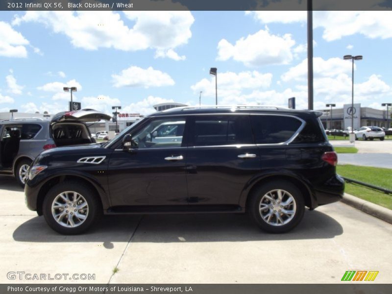 Black Obsidian / Wheat 2012 Infiniti QX 56