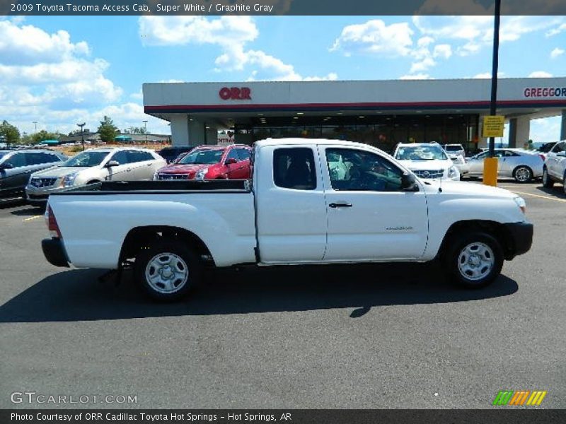 Super White / Graphite Gray 2009 Toyota Tacoma Access Cab