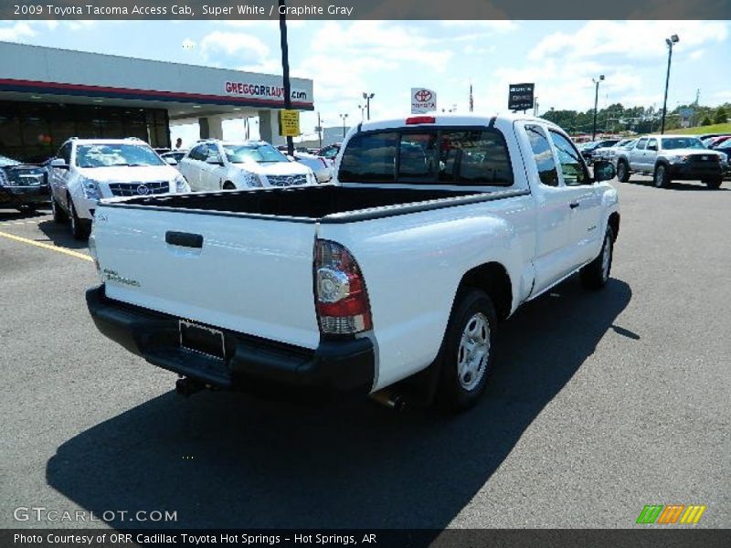 Super White / Graphite Gray 2009 Toyota Tacoma Access Cab