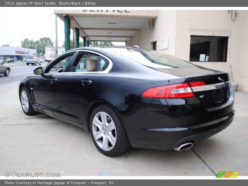 Ebony Black / Barley 2010 Jaguar XF Sport Sedan