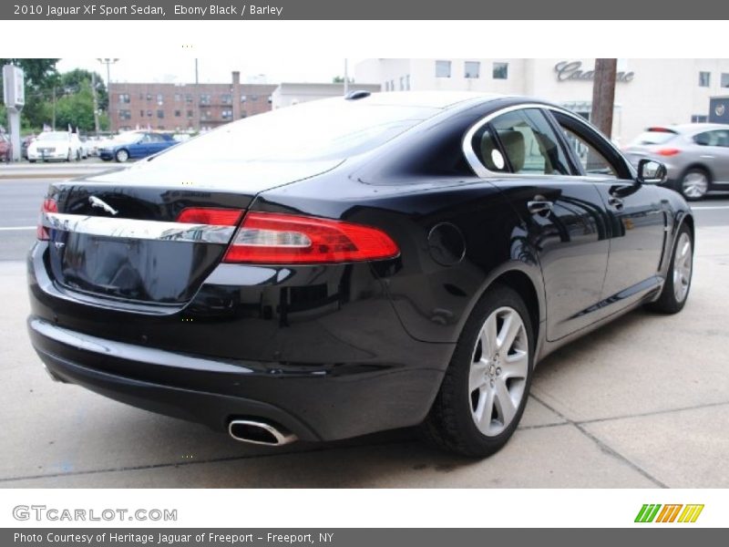 Ebony Black / Barley 2010 Jaguar XF Sport Sedan