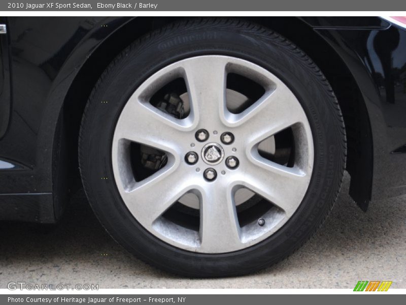 Ebony Black / Barley 2010 Jaguar XF Sport Sedan