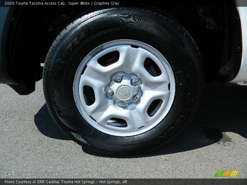 Super White / Graphite Gray 2009 Toyota Tacoma Access Cab