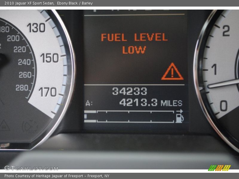 Ebony Black / Barley 2010 Jaguar XF Sport Sedan