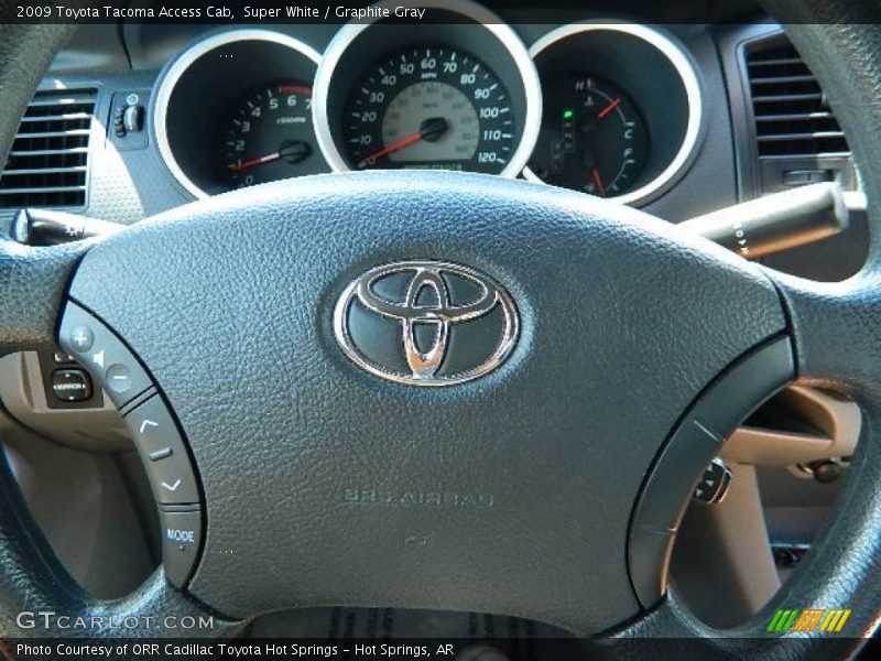Super White / Graphite Gray 2009 Toyota Tacoma Access Cab