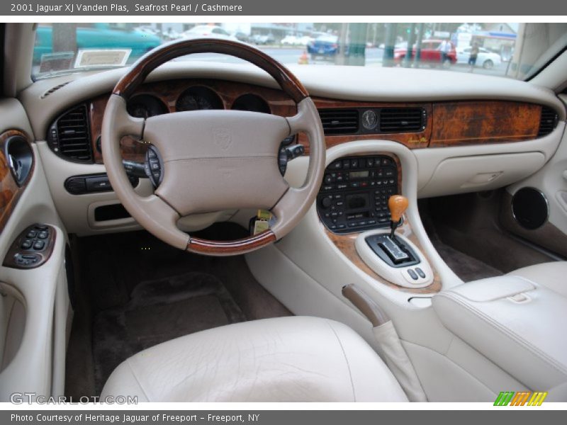 Seafrost Pearl / Cashmere 2001 Jaguar XJ Vanden Plas