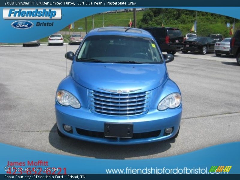 Surf Blue Pearl / Pastel Slate Gray 2008 Chrysler PT Cruiser Limited Turbo