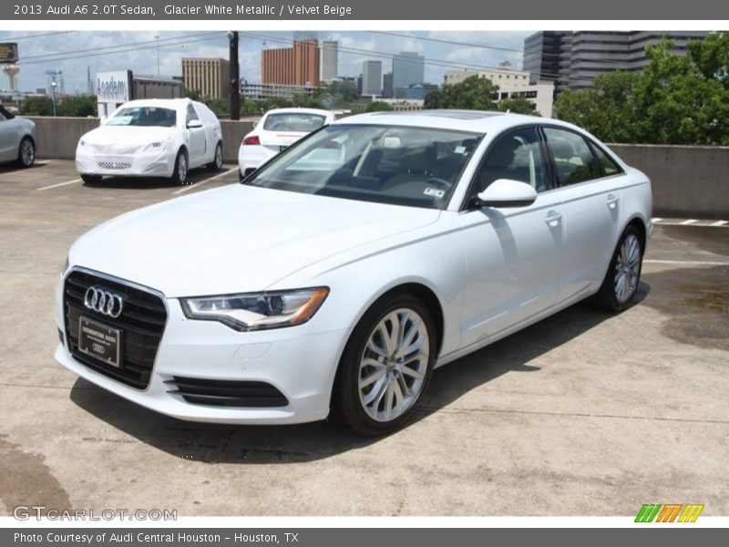 Glacier White Metallic / Velvet Beige 2013 Audi A6 2.0T Sedan