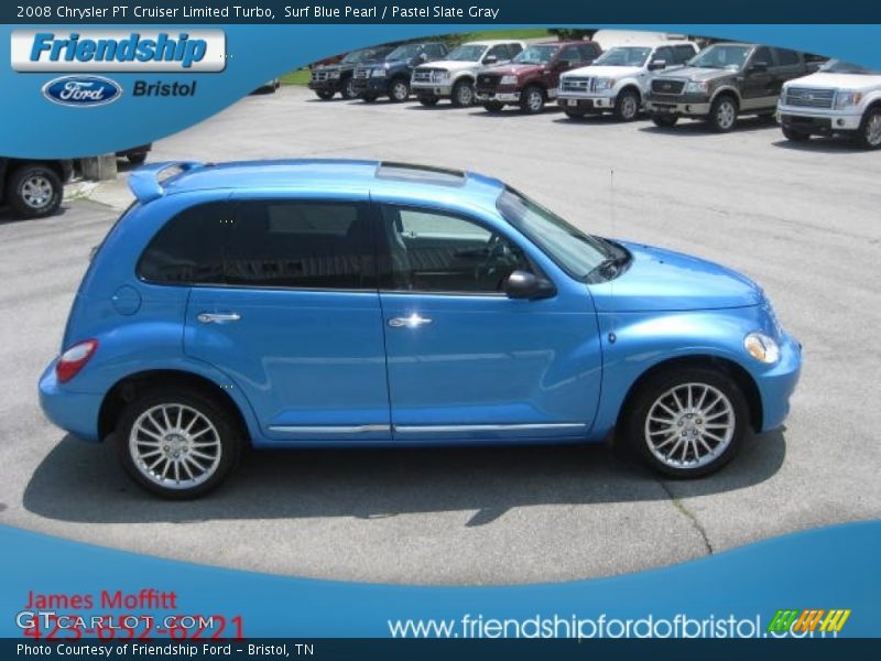 Surf Blue Pearl / Pastel Slate Gray 2008 Chrysler PT Cruiser Limited Turbo