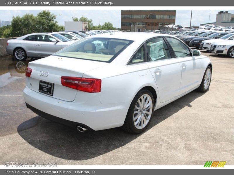 Glacier White Metallic / Velvet Beige 2013 Audi A6 2.0T Sedan