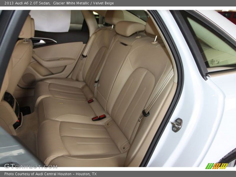 Glacier White Metallic / Velvet Beige 2013 Audi A6 2.0T Sedan