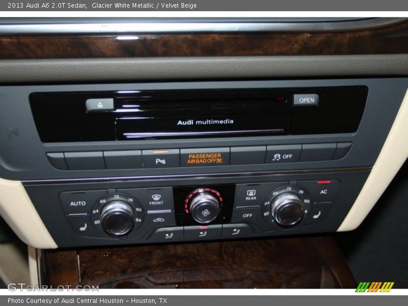 Glacier White Metallic / Velvet Beige 2013 Audi A6 2.0T Sedan