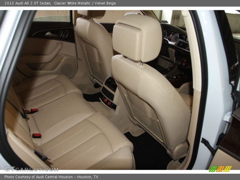 Glacier White Metallic / Velvet Beige 2013 Audi A6 2.0T Sedan