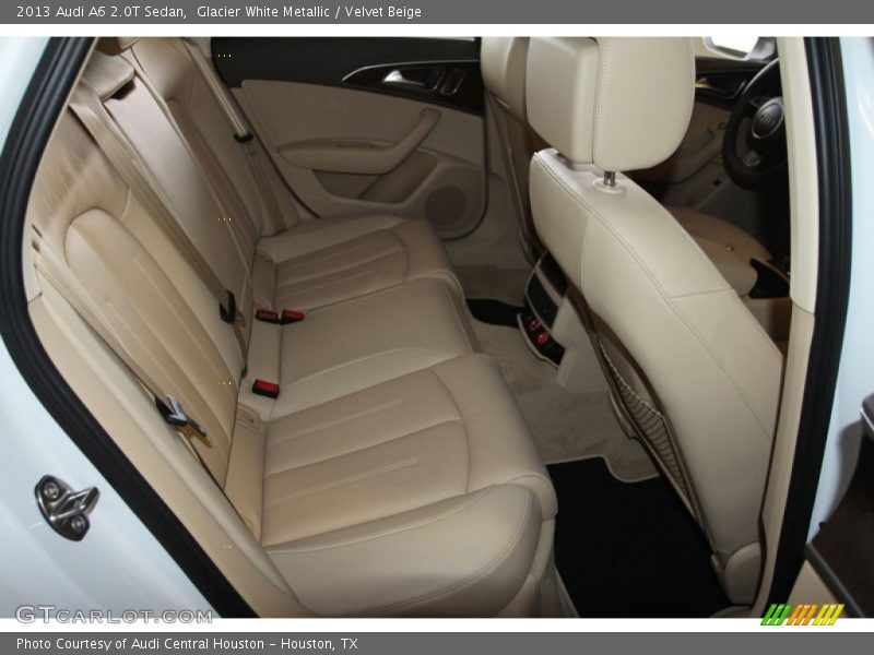 Glacier White Metallic / Velvet Beige 2013 Audi A6 2.0T Sedan