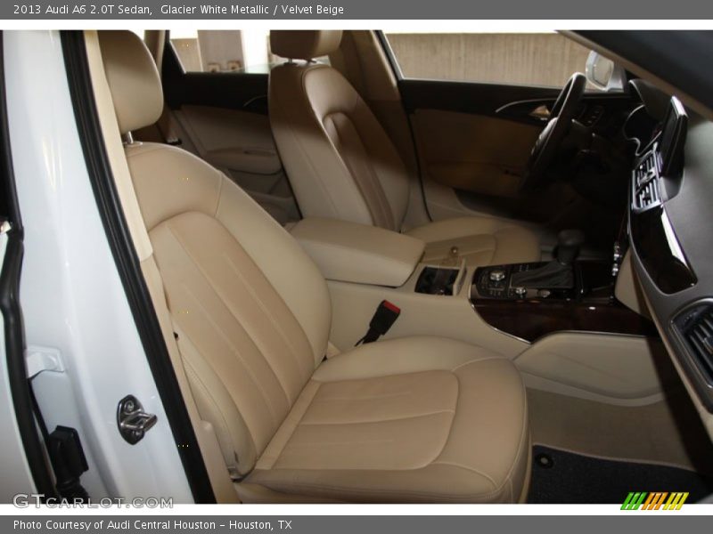 Glacier White Metallic / Velvet Beige 2013 Audi A6 2.0T Sedan
