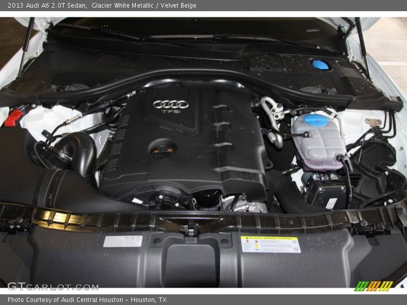 Glacier White Metallic / Velvet Beige 2013 Audi A6 2.0T Sedan