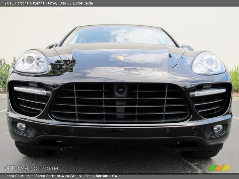 Black / Luxor Beige 2011 Porsche Cayenne Turbo