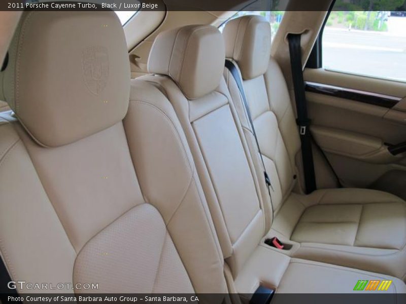Black / Luxor Beige 2011 Porsche Cayenne Turbo