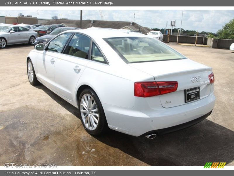 Glacier White Metallic / Velvet Beige 2013 Audi A6 2.0T Sedan