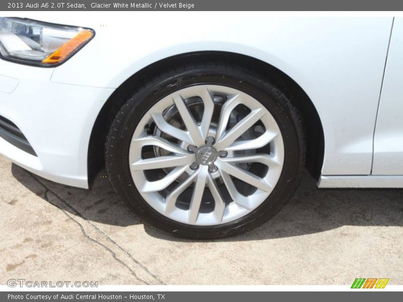 Glacier White Metallic / Velvet Beige 2013 Audi A6 2.0T Sedan