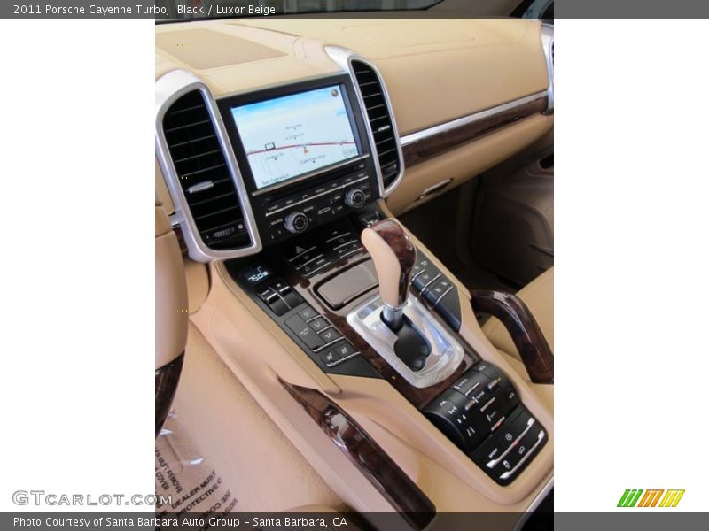 Black / Luxor Beige 2011 Porsche Cayenne Turbo