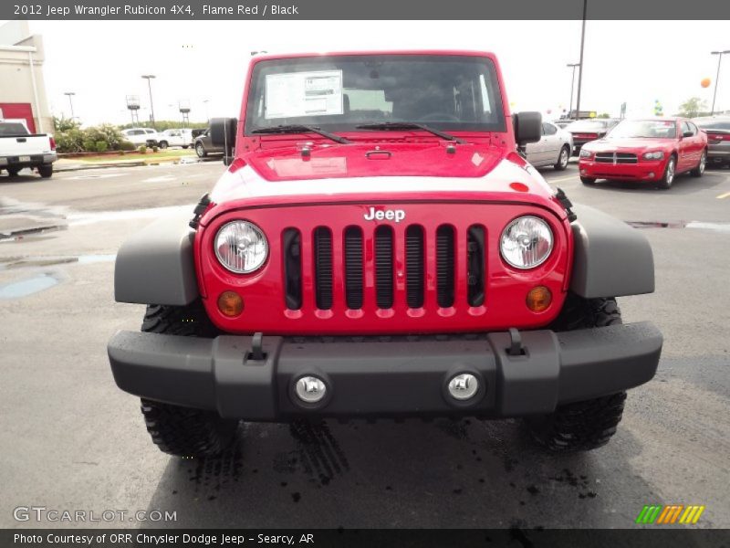 Flame Red / Black 2012 Jeep Wrangler Rubicon 4X4