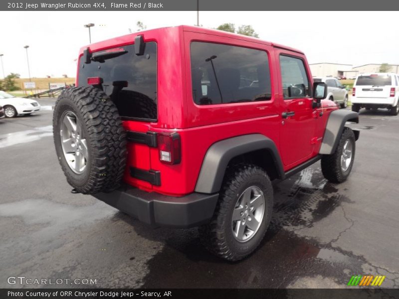 Flame Red / Black 2012 Jeep Wrangler Rubicon 4X4