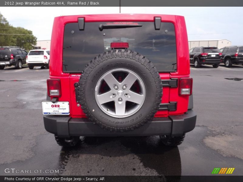 Flame Red / Black 2012 Jeep Wrangler Rubicon 4X4