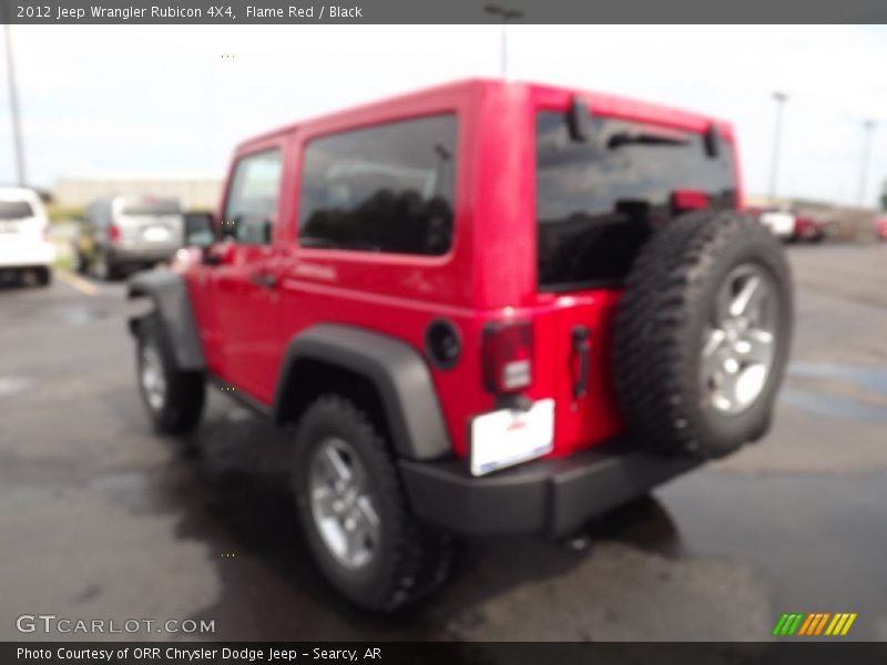 Flame Red / Black 2012 Jeep Wrangler Rubicon 4X4