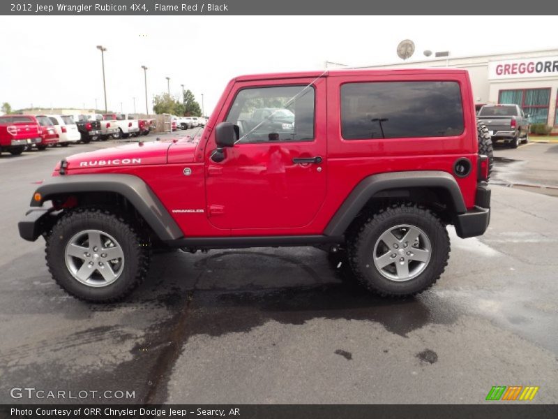 Flame Red / Black 2012 Jeep Wrangler Rubicon 4X4