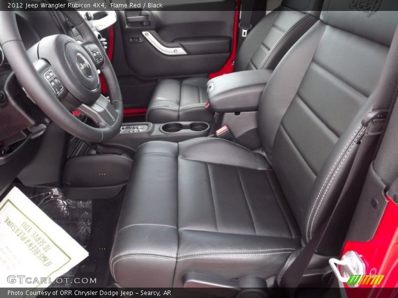 Flame Red / Black 2012 Jeep Wrangler Rubicon 4X4